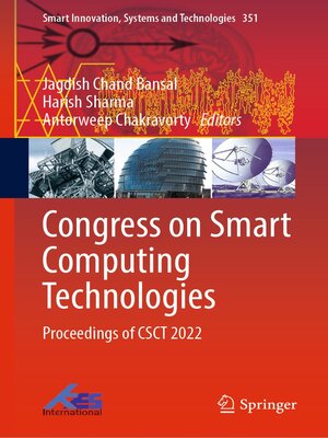 cover image of Congress on Smart Computing Technologies